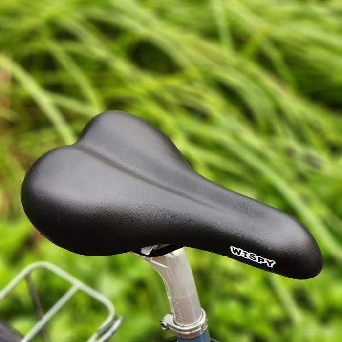 Gambar SADEL SEPEDA WISPY L-1 SADDLE CLASSIC MODEL KULIT EMPUK JOK SEPEDA LIPAT MTB ROADBIKE FEDERAL TOURING COMMUTER BMX DLL - Hitam dari anwarwauliyadin undefined Tokopedia