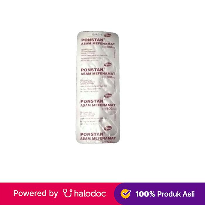 Jual Ponstan 500 mg 10 Tablet - Obat Pereda Demam & Nyeri - Halodoc