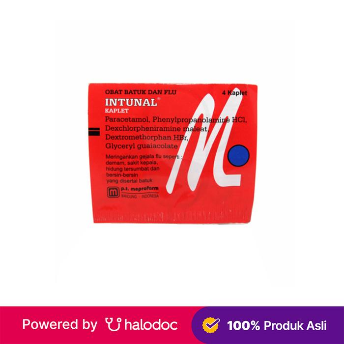 Gambar Intunal 4 Kaplet - Obat Batuk & Flu - Halodoc dari Apotek Halomedika Cicendo undefined Tokopedia
