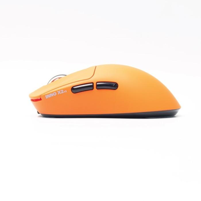 Gambar VortexSeries Inno X2 V2 Wireless Gaming Mouse Ultra Lightweight 52g Triple Connection Vortex Series Inno X2V2 - Orange dari Bifma undefined Tokopedia
