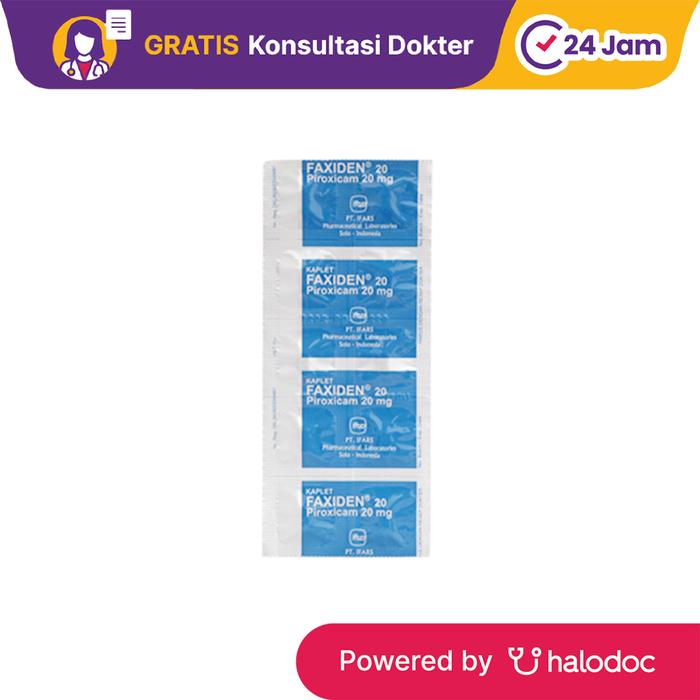 Gambar Faxiden 20 mg 10 Kaplet - Obat Pereda Demam & Nyeri - Halodoc dari Apotek Najeeb Farma Bekasi undefined Tokopedia