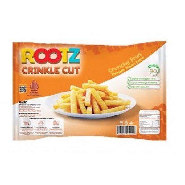 Gambar ROOTZ SINGKONG CRINKLE CUT FROZEN 900 GR dari Foodmart Basko Padang undefined Tokopedia