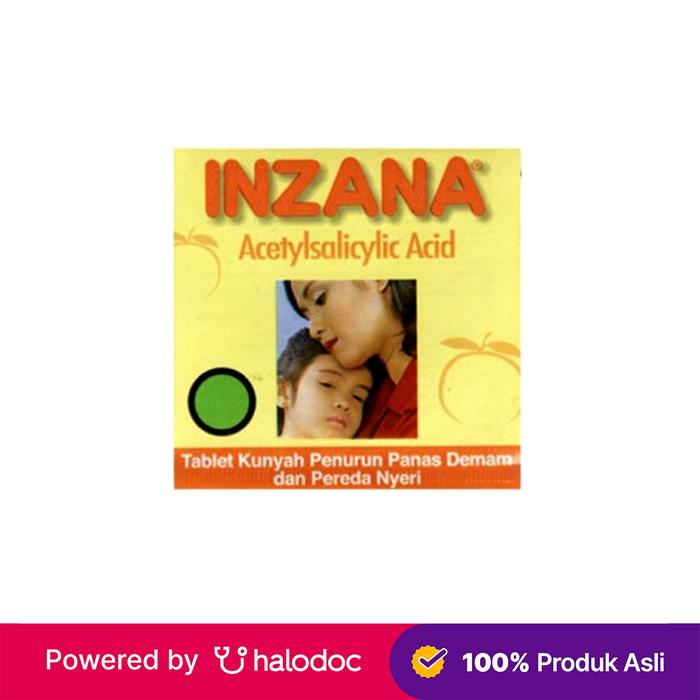Gambar Inzana 80 mg 4 Tablet Kunyah - Obat Pereda Demam & Nyeri - Halodoc dari Apotek Najeeb Farma Bekasi undefined Tokopedia