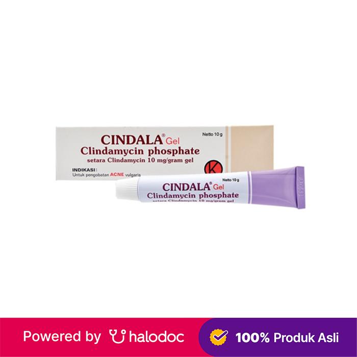 Gambar Cindala 10 mg/g Gel 10 g - Obat Jerawat - Halodoc dari Apotek Halomedika Denpasar undefined Tokopedia