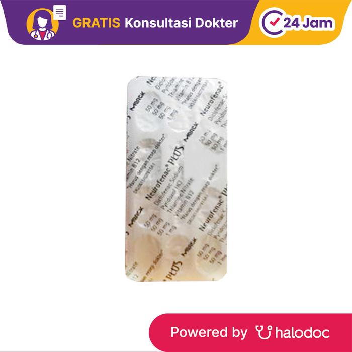 Gambar Neurofenac Plus 50 mg 10 Tablet - Obat Pereda Demam & Nyeri - Halodoc dari Apotek Halomedika Cicendo undefined Tokopedia