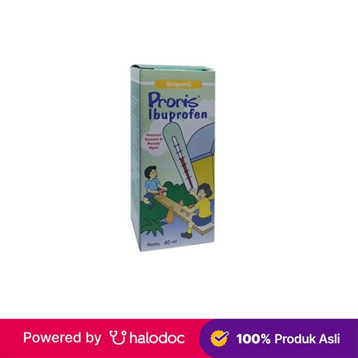 Gambar Proris Suspensi 60 ml - Obat Pereda Demam & Nyeri - Halodoc dari Apotek Halomedika Cicendo undefined Tokopedia