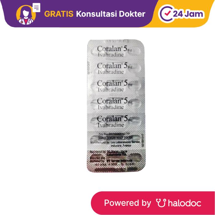 Gambar Coralan 5 mg 14 Tablet - Obat Jantung - Halodoc dari Apotek Najeeb Farma Bekasi undefined Tokopedia