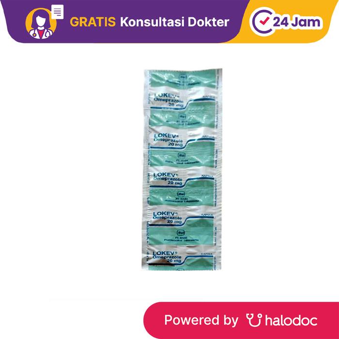 Gambar Lokev 20 mg 10 Kapsul - Obat Asam Lambung & Gerd - Halodoc dari Apotek Puri Beta Larangan-tokopedia undefined Tokopedia