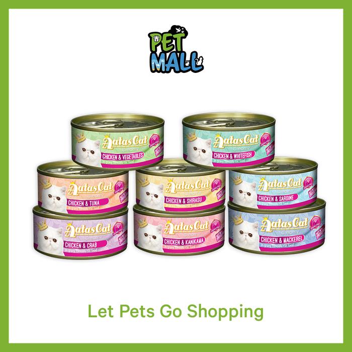 Gambar Discount Bundle 24 $22.50 Aatas Cat Creamy Chicken Wet Cat Food 80g dari Fezzi store undefined Tokopedia
