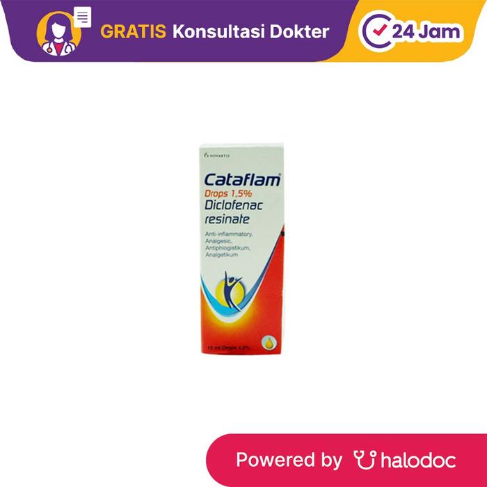 Gambar Cataflam Drops 15 ml - Obat Pereda Demam & Nyeri - Halodoc dari Apotek Halomedika Kp Rambutan undefined Tokopedia