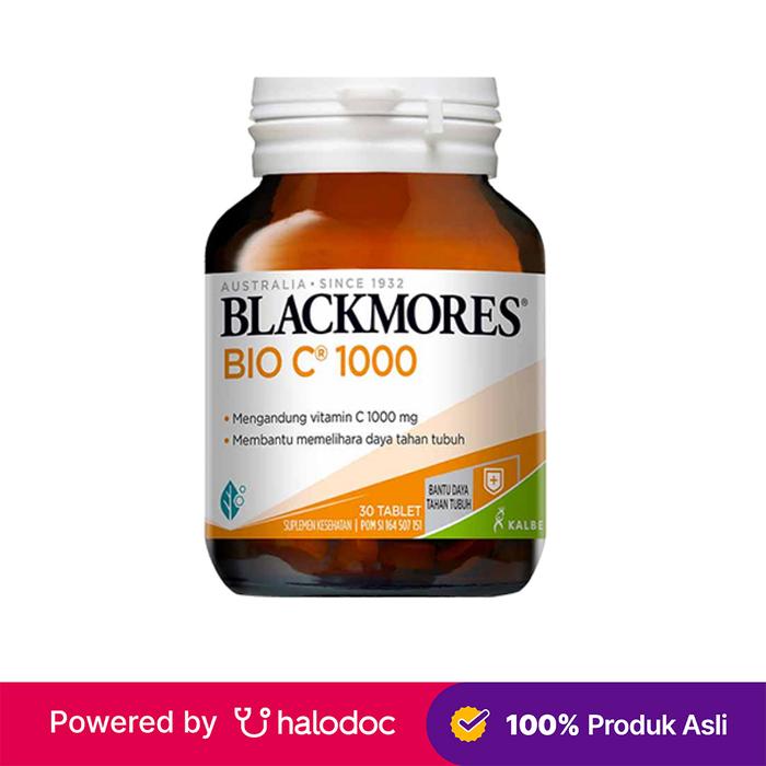 Gambar Blackmores Bio C 1000 mg 30 Tablet - Vitamin C - Halodoc dari Apotek Kosambi Jakarta Barat undefined Tokopedia