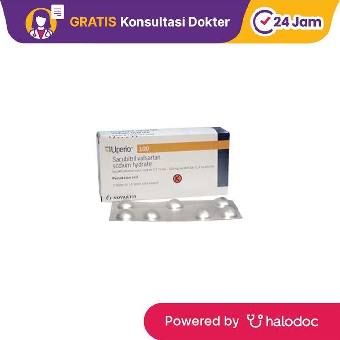 Gambar Uperio 100 mg 14 Tablet - Hipertensi - Halodoc dari Apotek Najeeb Farma Bekasi undefined Tokopedia