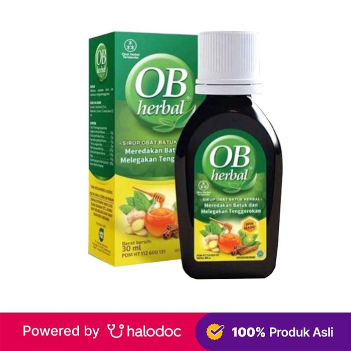 Gambar OB Herbal 30 ml - Obat Batuk & Flu - Halodoc dari Apotek Syifa 24 Malang undefined Tokopedia