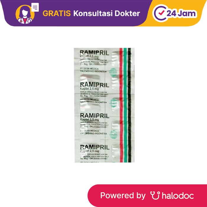 Gambar Ramipril 2.5 mg 10 Kaplet - Hipertensi - Halodoc dari Apotek Kosambi Jakarta Barat undefined Tokopedia