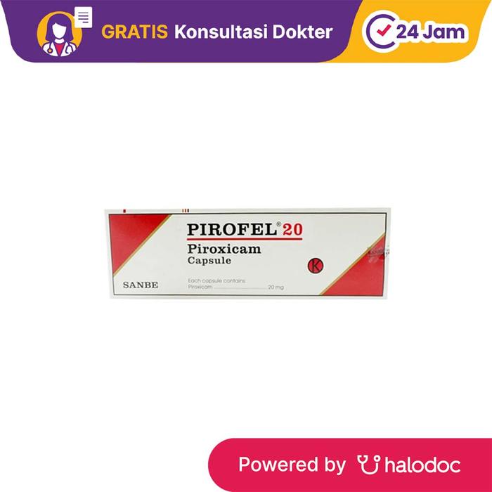 Gambar Pirofel 20 mg 10 Kapsul - Obat Pereda Demam & Nyeri - Halodoc dari Apotek Halomedika Kp Rambutan undefined Tokopedia