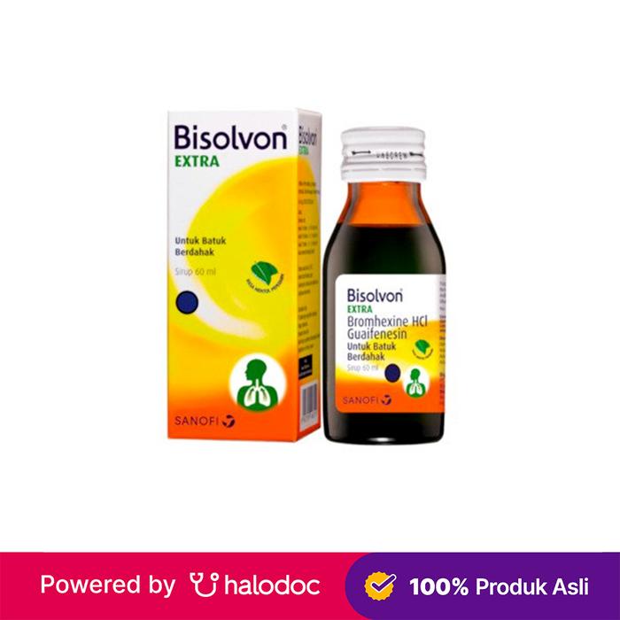 Gambar Bisolvon Extra Sirup 60 ml - Obat Batuk & Flu - Halodoc dari Apotek Wahana Medika Bekasi undefined Tokopedia