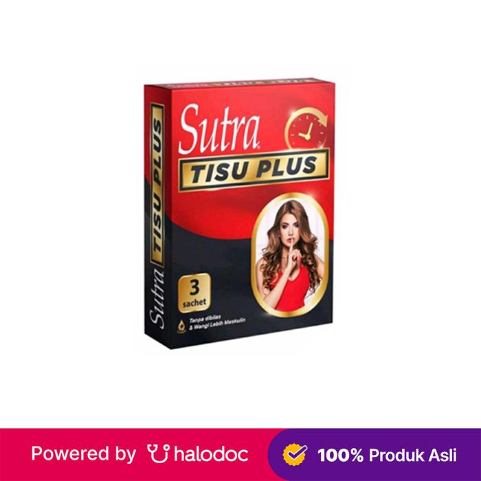 Gambar Sutra Tisu Plus 3 Sachet - Tissue Antiseptik - Halodoc dari Apotek Halomedika Kp Rambutan undefined Tokopedia