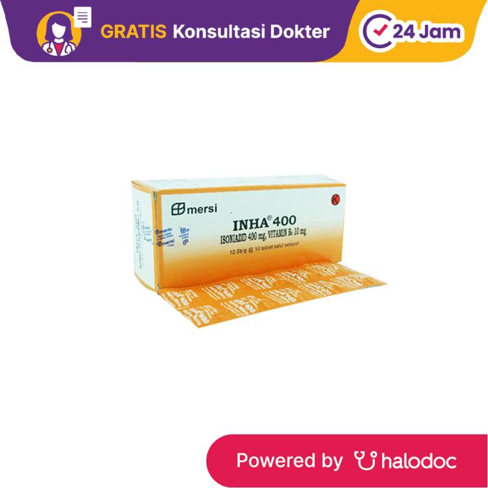 Gambar INHA 400 10 Tablet - Antibiotik - Halodoc dari Apotek Najeeb Farma Bekasi undefined Tokopedia