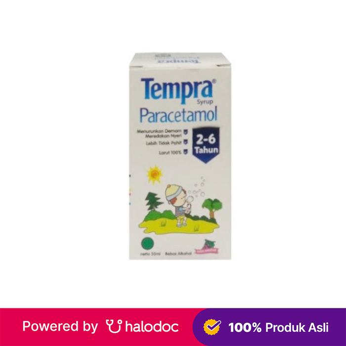 Gambar Tempra Sirup Rasa Anggur 30 ml - Obat Pereda Demam & Nyeri - Halodoc dari Apotek Medika Prima Jagakarsa undefined Tokopedia