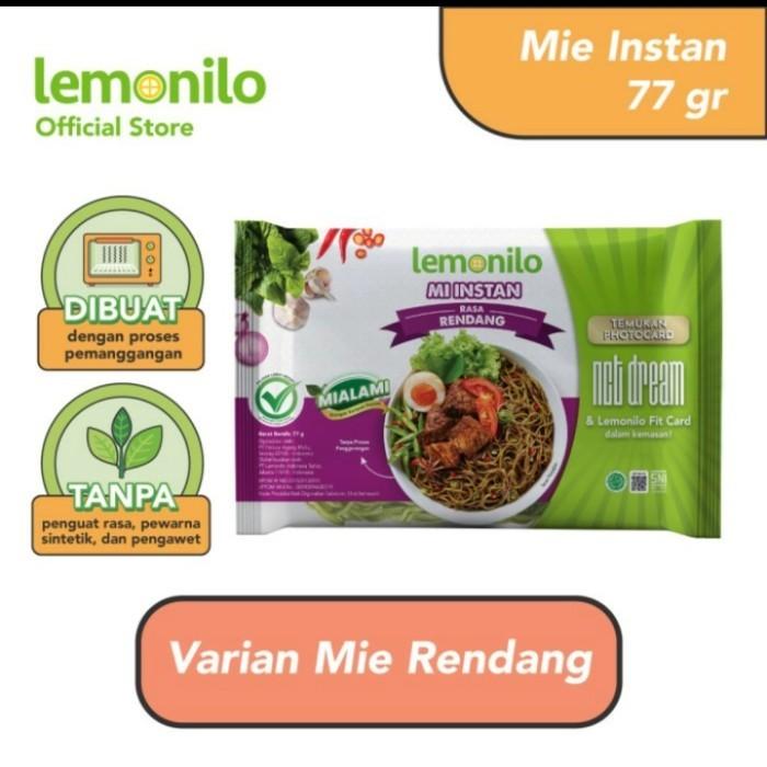 Gambar ISTIMEWA| Lemonilo mie instan rasa rendang 77gr dari RAMDANJAYA122 undefined Tokopedia