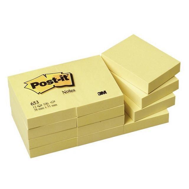 Gambar Post It Note 653 3M Yellow - pcs dari ABC PASAR PAGI LAMA undefined Tokopedia