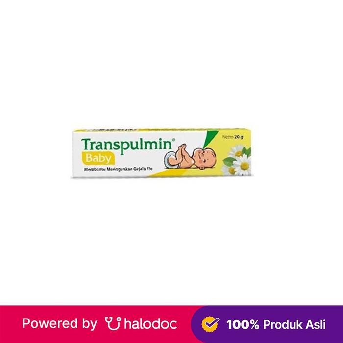 Gambar Transpulmin Baby Balsam 20 g - Balsem Anak - Halodoc dari Apotek Kosambi Jakarta Barat undefined Tokopedia