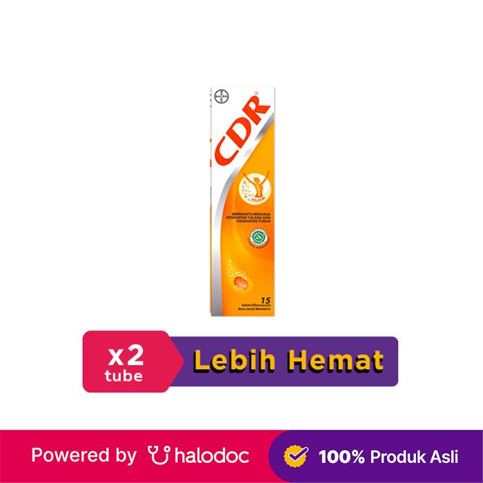 Gambar CDR Effervescent 2 Tube (15 Tablet/Tube) - Hemat Borongan dari Apotek Kosambi Jakarta Barat undefined Tokopedia