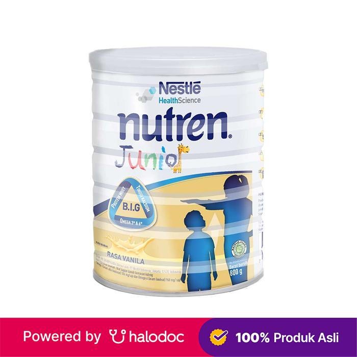 Gambar Nestle Nutren Junior Vanilla 800 g - Susu Bayi dan Anak - Halodoc dari Apotek Halomedika Dukuh Pakis undefined Tokopedia