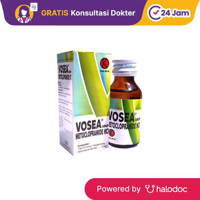 Gambar Vosea Sirup 30 ml - Obat Mual & Muntah - Halodoc dari Apotek Karangkajen Mergangsan DIY undefined Tokopedia