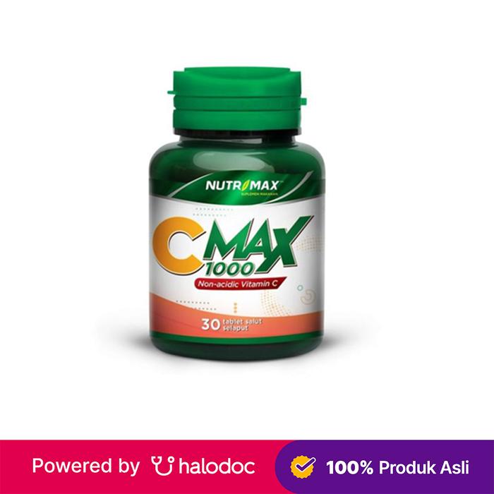 Gambar Nutrimax C Max 1000 30 Tablet - Vitamin C - Halodoc dari Apotek Halomedika Cicendo undefined Tokopedia