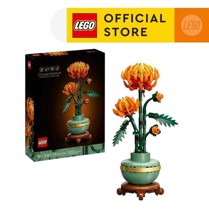 Gambar LEGO Botanicals 10368 Chrysanthemum (278 Pieces) Mainan Susunan Balok (18 Tahun+) dari SadBoyy undefined Tokopedia