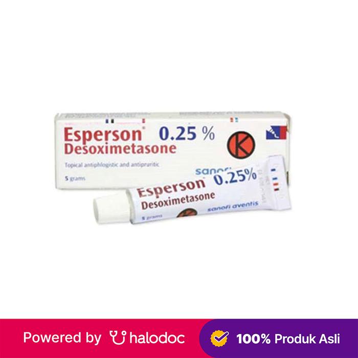 Gambar Esperson Cream 0.25% 5 g - Obat Dermatitis & Eksim - Halodoc dari Apotek Kosambi Jakarta Barat undefined Tokopedia