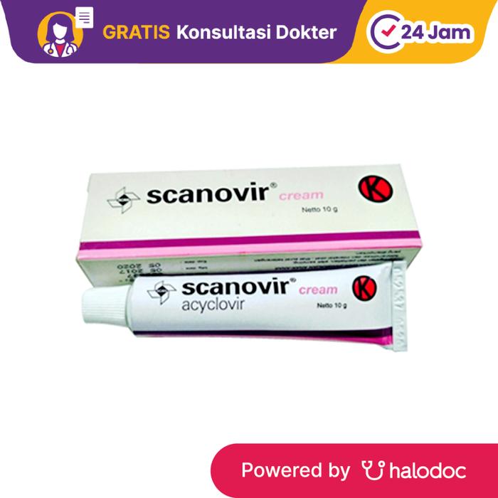 Gambar Scanovir 5% Cream 10 g - Infeksi Kulit - Halodoc dari Apotek Halomedika Cicendo undefined Tokopedia