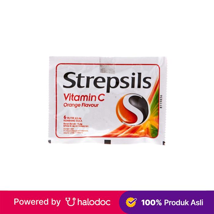 Gambar Strepsil Vitamin C 8 Tablet - Pelega Tenggorokan - Halodoc dari Apotek Halomedika Cicendo undefined Tokopedia