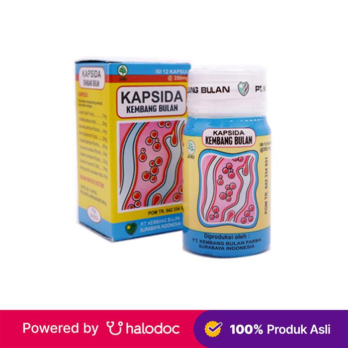 Gambar Kapsida Kembang Bulan 12 Kapsul - Jerawat - Halodoc dari Apotek Halomedika Kp Rambutan undefined Tokopedia