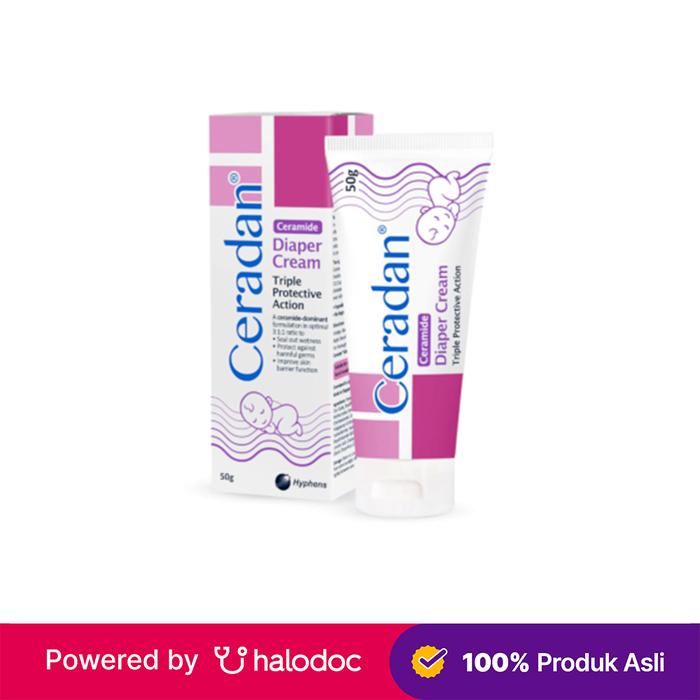 Gambar Ceradan Diaper Cream 50 g - Krim Anti Ruam Bayi - Halodoc dari Apotek Finda Duren Sawit undefined Tokopedia