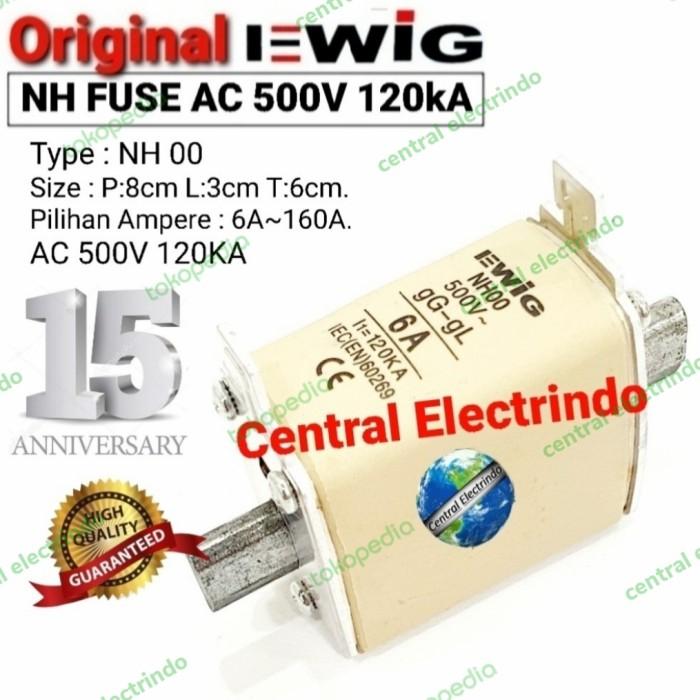 Gambar NH FUSE/NT FUSE EWIG NH 00. - 100A dari Central Electrindo undefined 5 Tokopedia