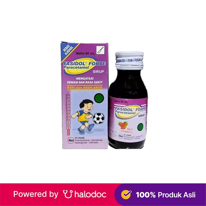 Gambar Fasidol Forte Syrup 60 ml - Obat Pereda Demam & Nyeri - Halodoc dari Apotek K24 Asmawi Depok undefined Tokopedia