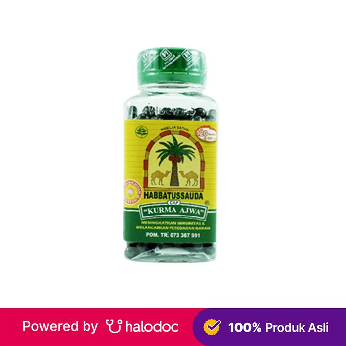 Gambar Habbatussauda Kurma Ajwa 120 Kapsul - Vitamin Herbal - Halodoc dari Apotek Kosambi Jakarta Barat undefined Tokopedia