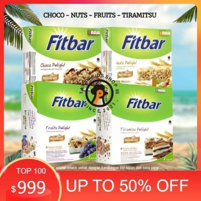 Gambar Termurah Fitbar 1 Box Isi 12pcs Coklat Fruits Delight Tiramisu Cheese - Coklat isi 10 dari Naura Snack ID undefined Tokopedia