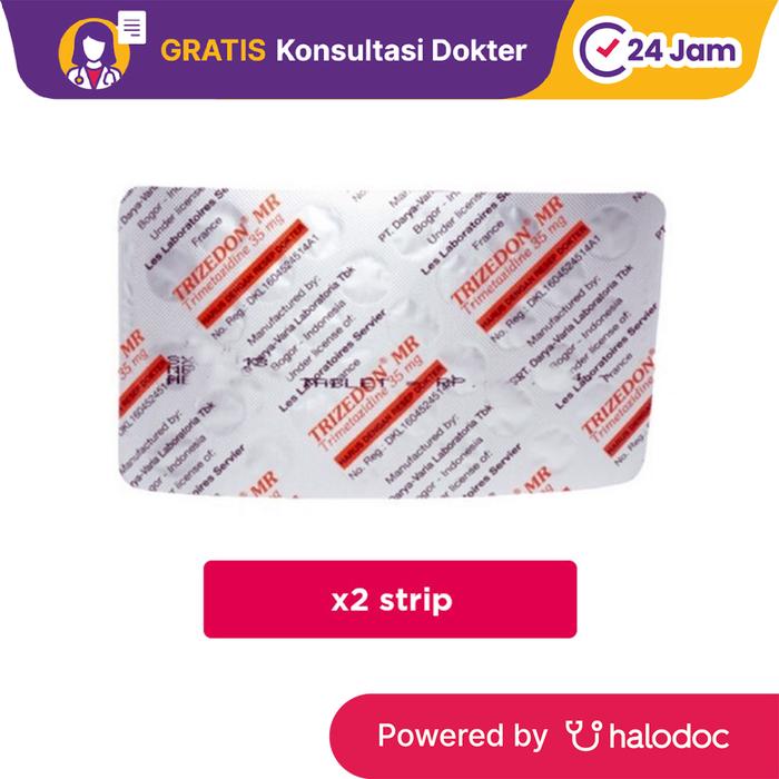 Gambar Trizedon MR 35 mg Box 30 Tablet - Obat Jantung - Halodoc dari Apotek Halomedika Kp Rambutan undefined Tokopedia
