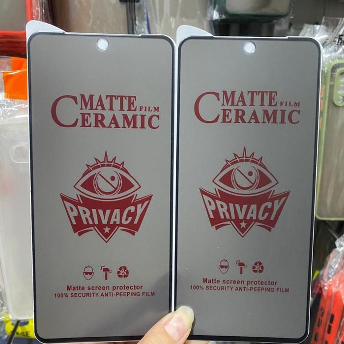 Gambar Tempered Glass Redmi 10 10 Prime 2022 Note 11 4G Note 10T 5G Note 10 5G Anti Gores Ceramic Matte Anti Glare Spy Privacy Screen Guard - Redmi 10 dari Giant Aksesories undefined Tokopedia