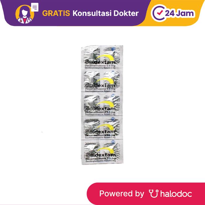 Gambar Soldextam 10 Kaplet - Obat Alergi - Halodoc dari Apotek Najeeb Farma Bekasi undefined Tokopedia