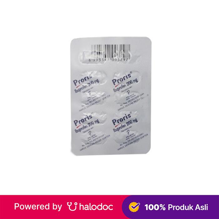 Gambar Proris Triple Action 10 Kaplet - Obat Pereda Demam & Nyeri - Halodoc dari Apotek Berkat Farma Batam undefined Tokopedia