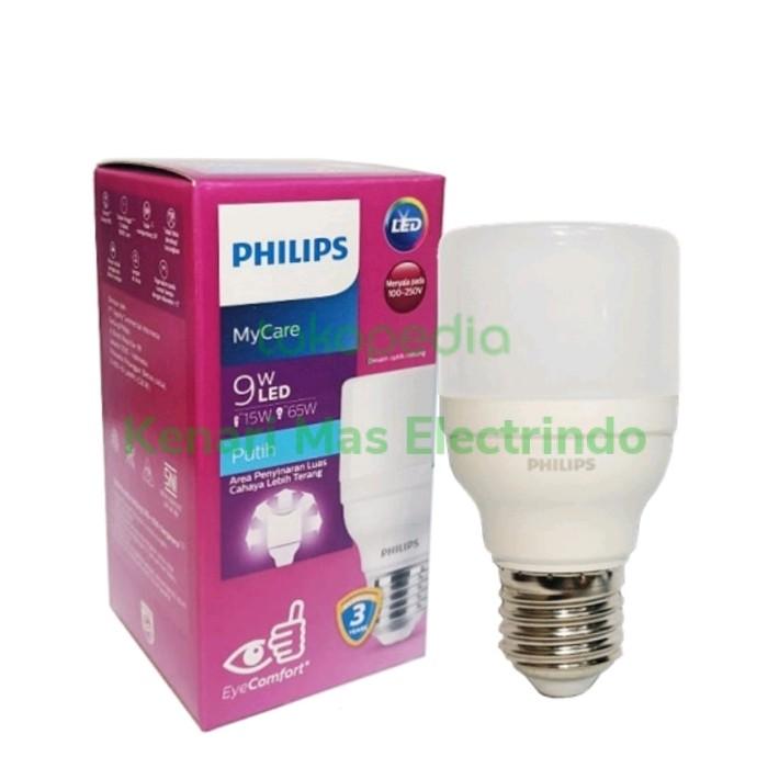 Gambar PHILIPS LAMPU LED BRIGHT 9W 9WATT BOHLAM LED PHILIPS 9W E27 - Putih 6500K dari Kenari Mas Electrindo undefined Tokopedia