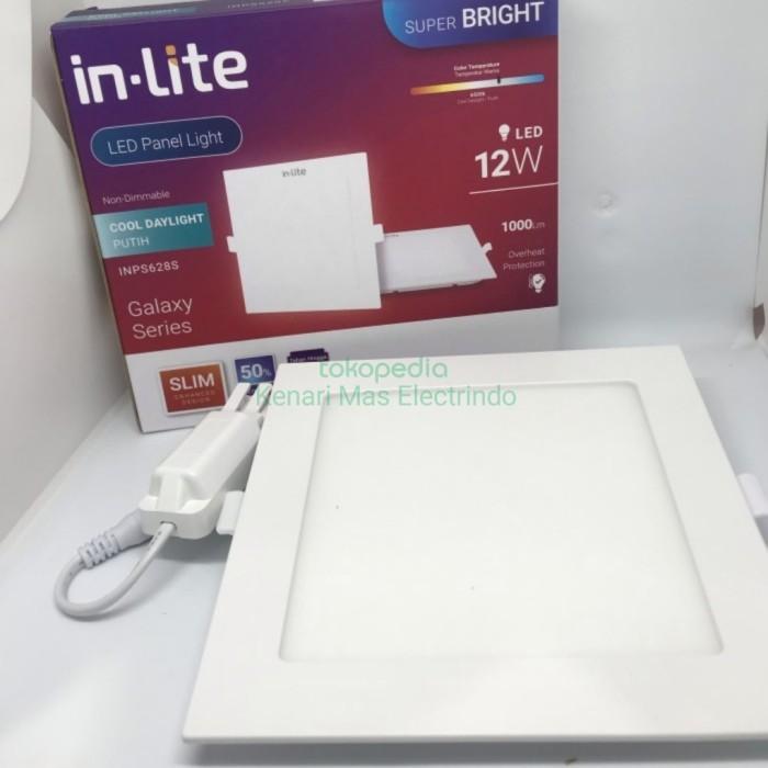 Gambar INLITE LAMPU DOWNLIGHT LED PANEL INPS628R 12W 12WATT  KOTAK INBOW - PUTIH 6500K dari Kenari Mas Electrindo undefined Tokopedia