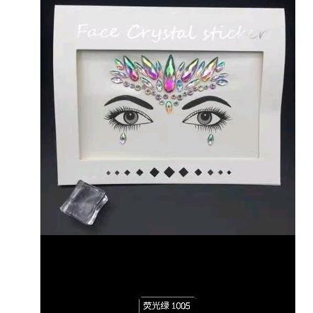Gambar Stiker tato wajah berlian imitasi rhinestone hiasan make up makeup make-up face diamond kristal wanita dari burgessbullet22 undefined Tokopedia
