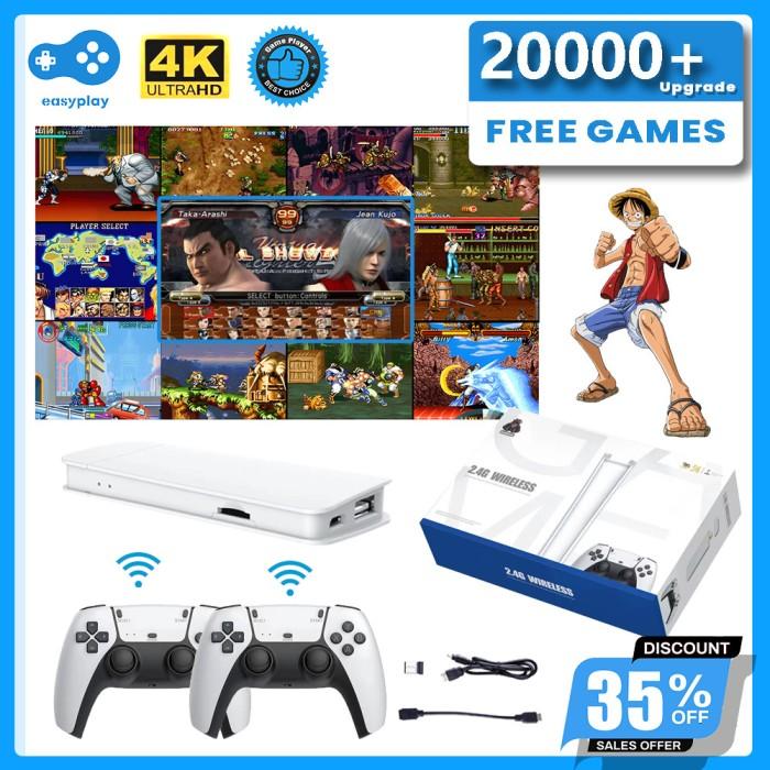 Gambar Game stick M15 4K/Gaming/Permainan Konsol Video 64G  Bawaan 20300 Game Retro Game Console Wireless Gamepad HDMI TV Retro Video Game Arcade/NES/SNES/MD/GB/GBA/PS1[EasyPlay] - M15-GameStick-64G dari Easy Seller ID undefined Tokopedia