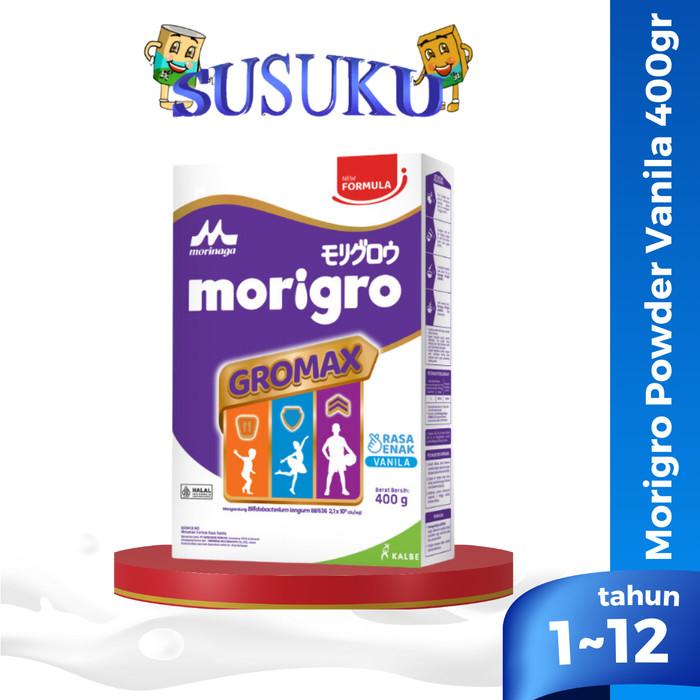 Gambar Top Quality Morigro Gromax Powder Susu Anak 1-12 Tahun Rasa Vanila/Madu 200Gr/400G Ready Stok - Vanila 400gr dari slavaablue undefined Tokopedia