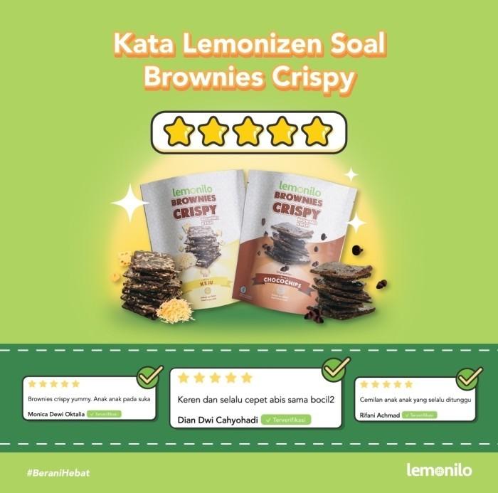 Gambar SMART| LEMONILO Brownies Crispy 40g - Chocochips Keju - Cemilan Diet Sehat dari agungstore1119 undefined Tokopedia